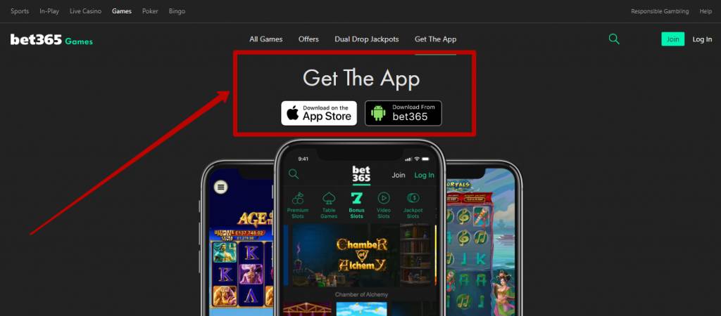 Bet365 app for mobile