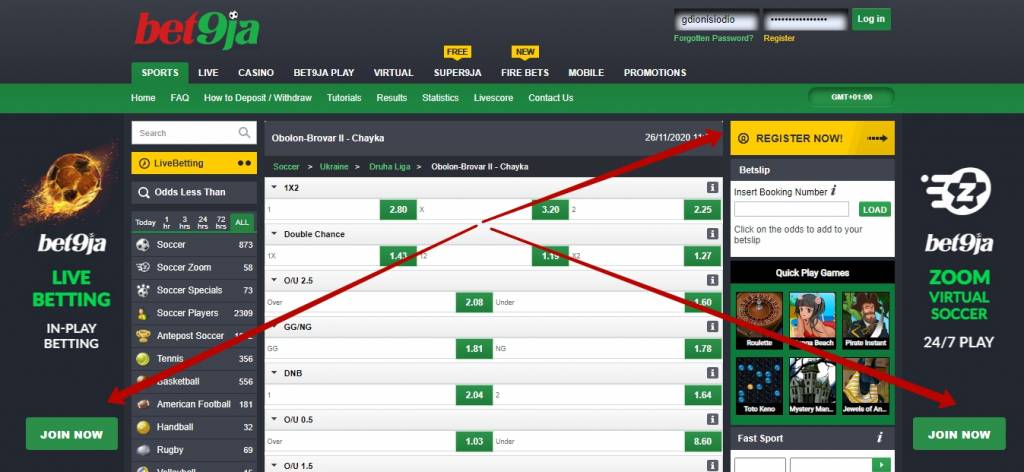 Bet9ja official website review