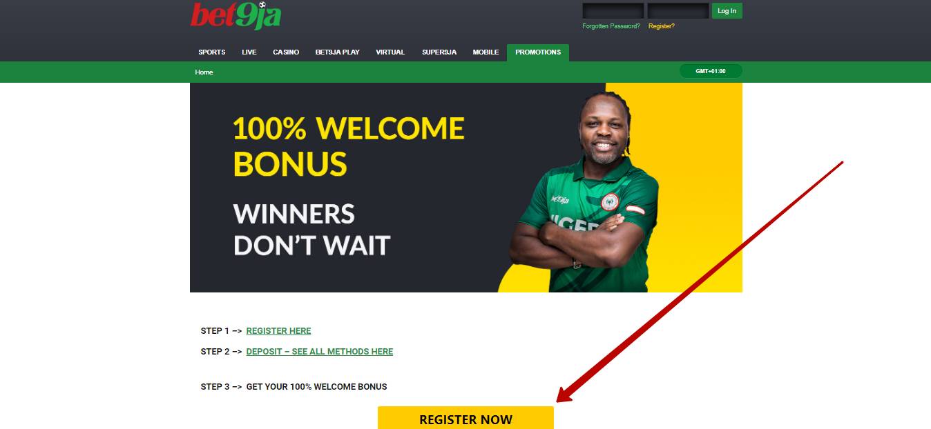 Bet9ja registration online