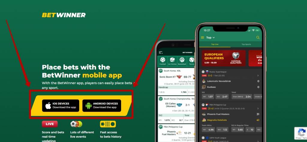 betwinner mobile app download