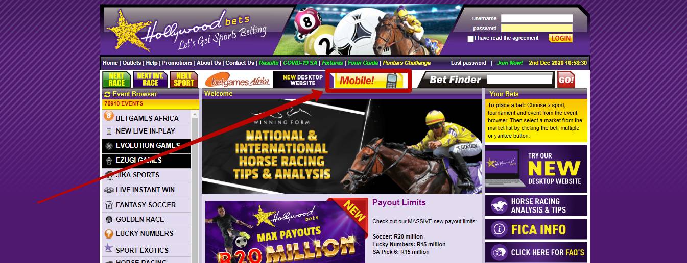 Hollywoodbets Africa Betting Horse Racing Sports Betting Review Sportsbook