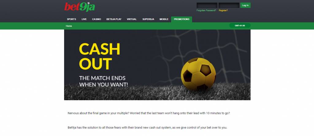 How to cash out Bet9ja bonus