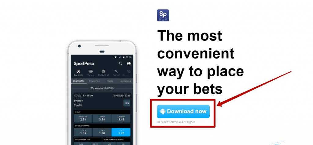 Sportpesa live betting via app