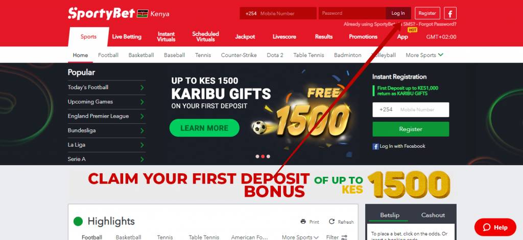 Sportybet online betting Africa